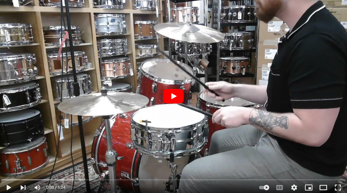 Ludwig Classic Maple Red Sparkle, Fab 4 Shell Pack